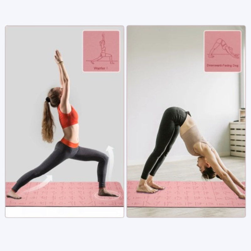Tapis de yoga Postures