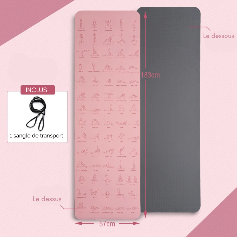 Tapis de yoga Postures