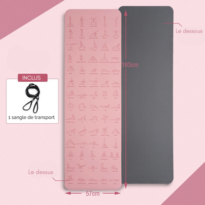 Tapis de yoga Postures