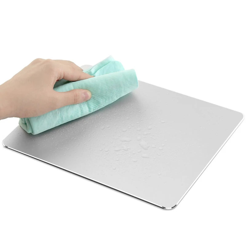 Tapis de souris en métal aluminium