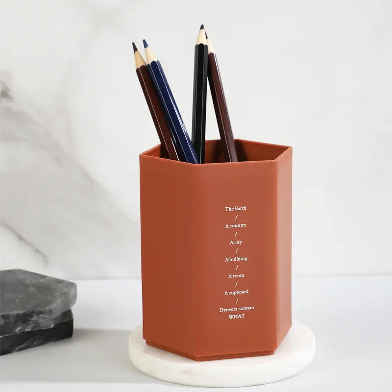 Porte-stylo Hexagone