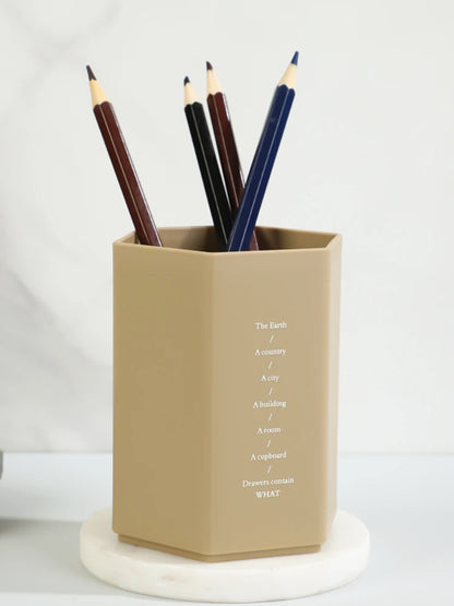 Porte-stylo Hexagone
