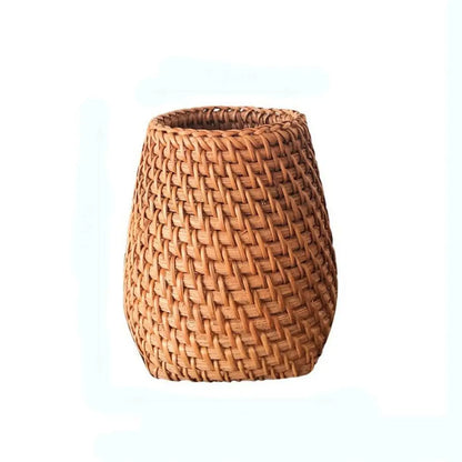 Porte-crayons en rotin