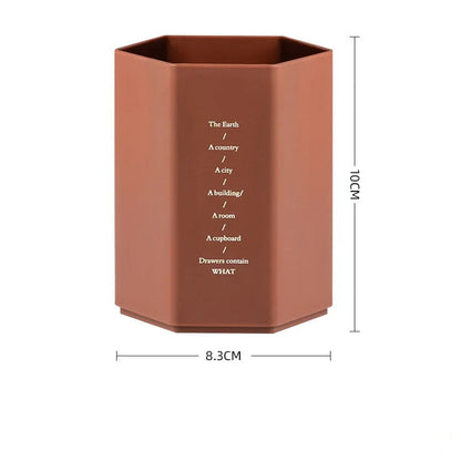 Porte-stylo Hexagone