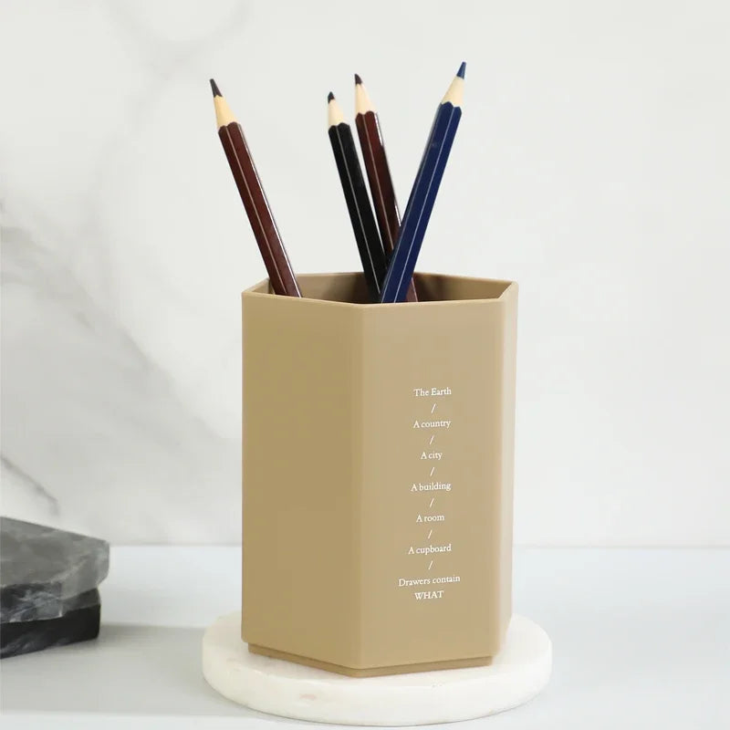 Porte-stylo Hexagone